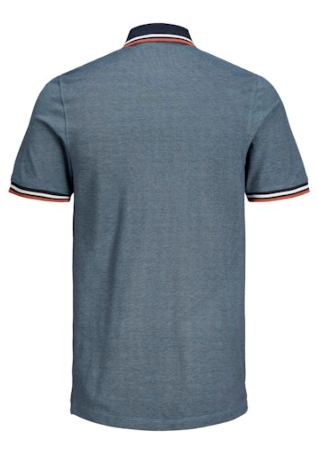 Jack &amp; Jones Essential Short Sleeve Polo Shirt - Blue 8 Shaws Department Stores