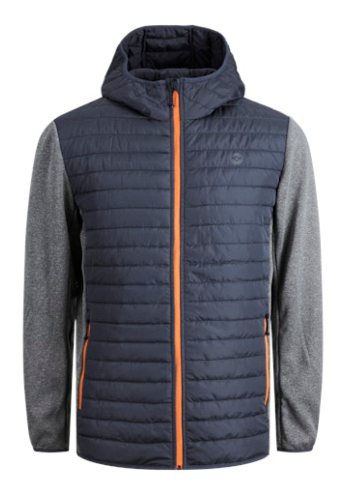 Jack &amp; Jones Hybrid Jacket - Grey 7 Shaws Department Stores