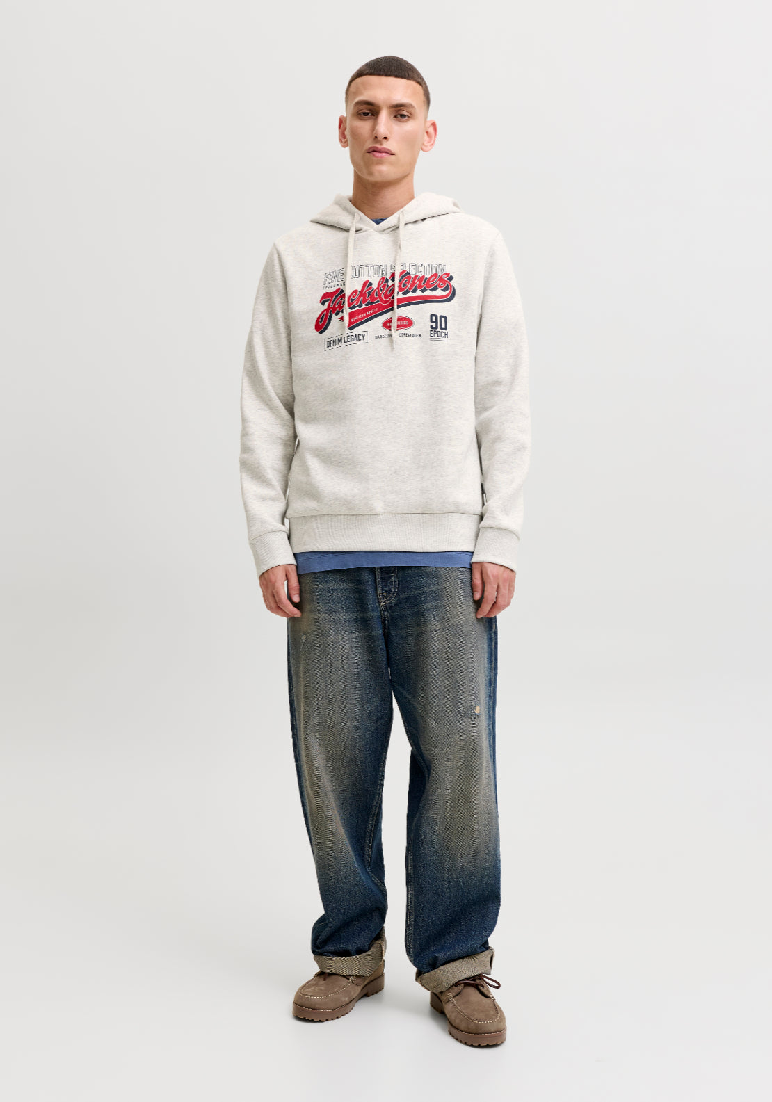 Logo Sweat Hoodie - Grey