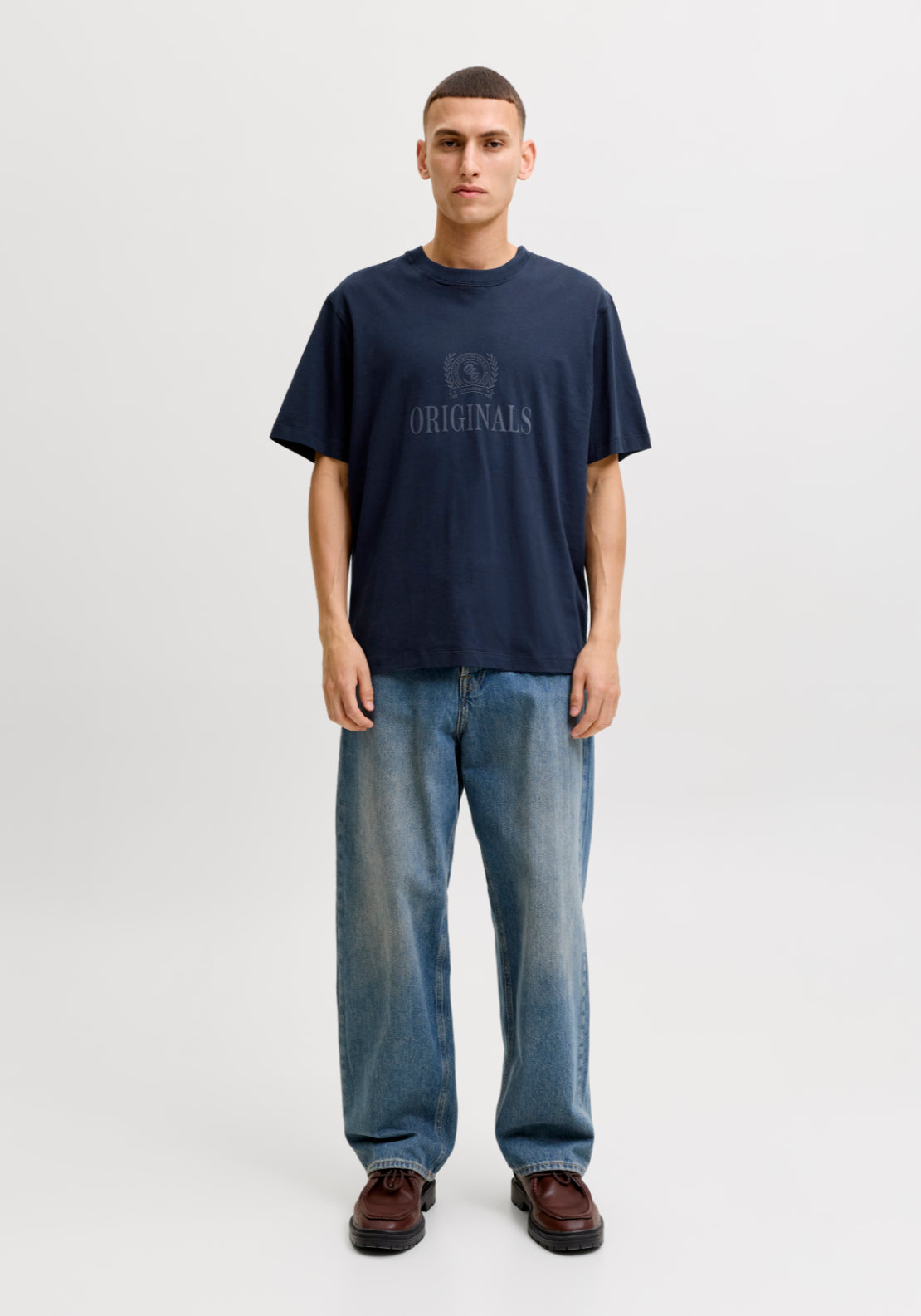 Frederiksberg Monogram Tee - Sky Captain