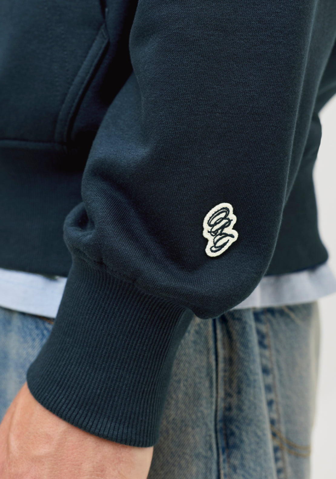 Jack &amp; Jones Frederiksberg Hoodie - Sky Captain 2 Shaws Department Stores