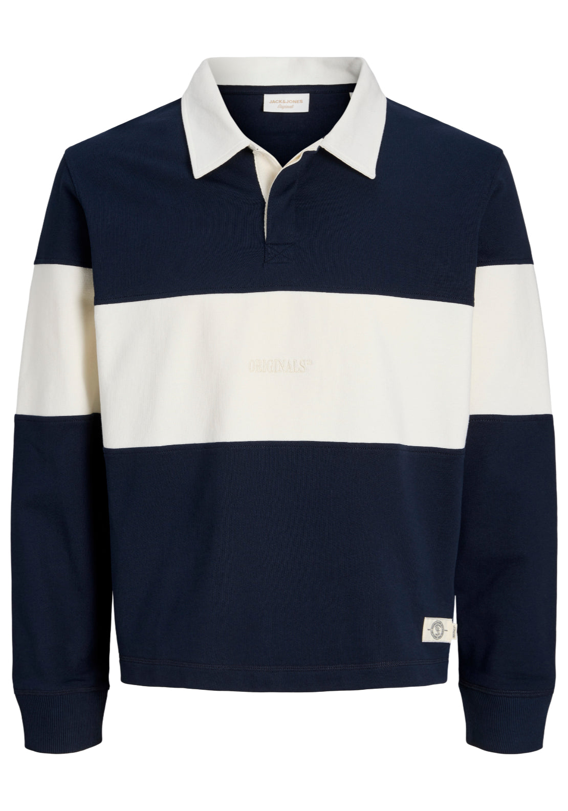 Jack &amp; Jones Frederiksberg Sweat Polo - Sky Captain 4 Shaws Department Stores