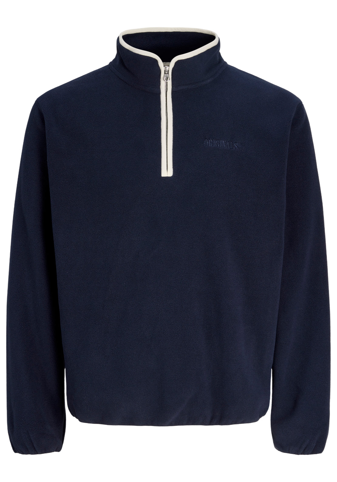 Jack &amp; Jones Frederiksberg 1/4 Zip Fleece - Sky Captain 1 Shaws Department Stores