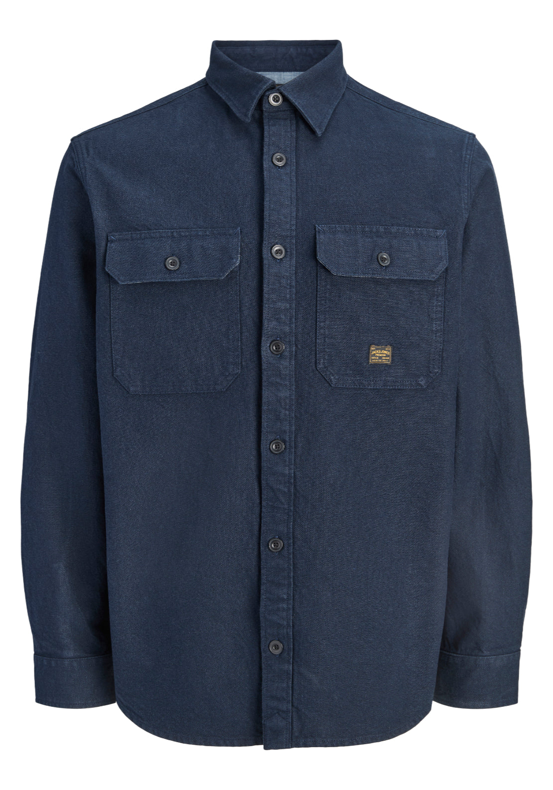 Luivy Solid Overshirt - Blue