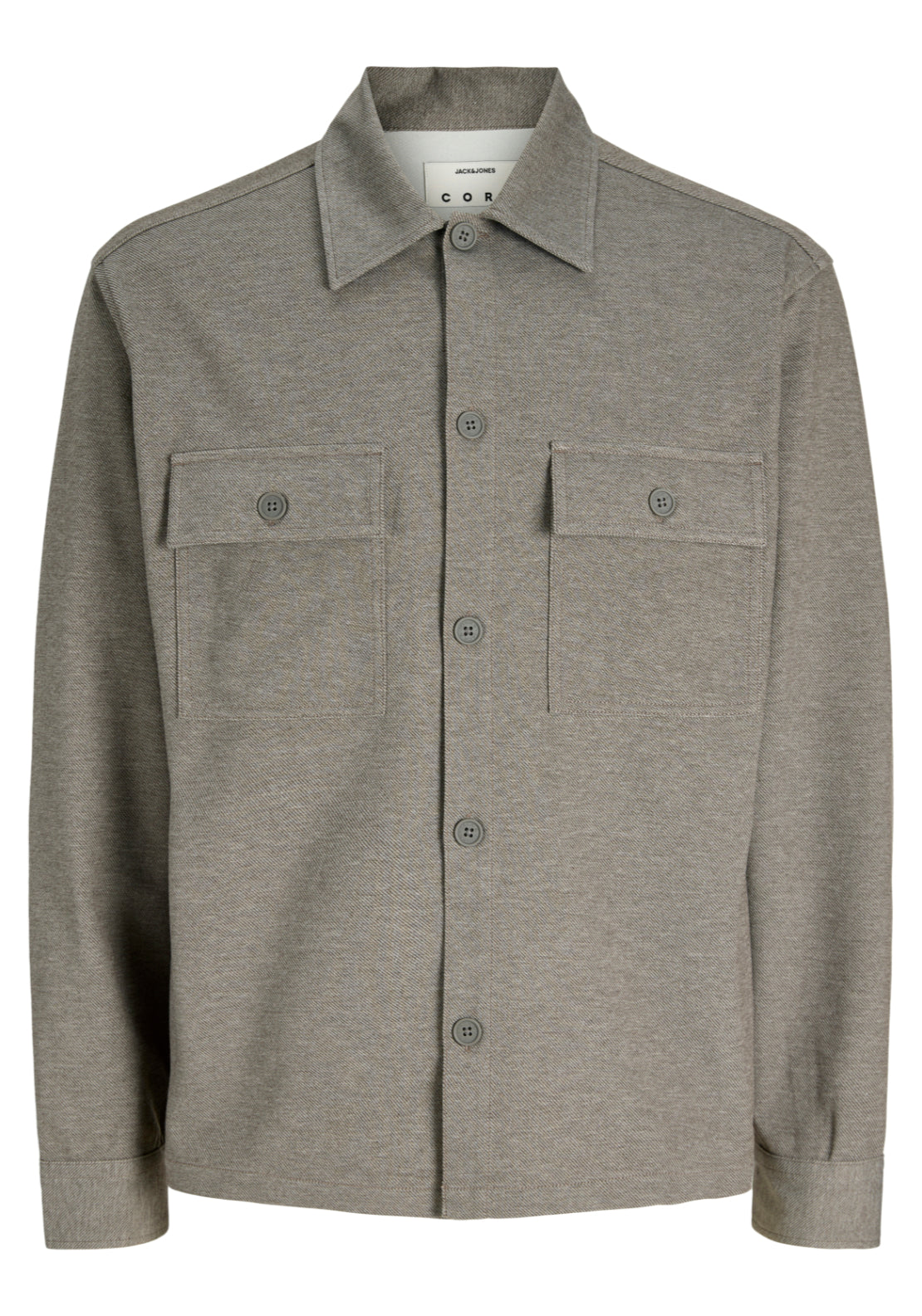 Fusion William Melange Overshirt - Falcon Melange