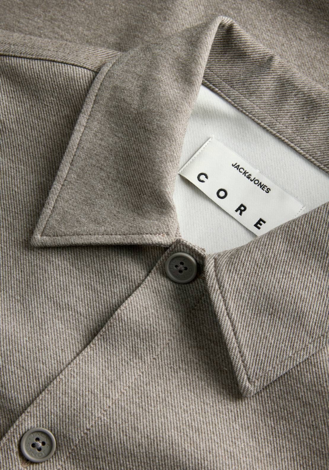 Fusion William Melange Overshirt - Falcon Melange