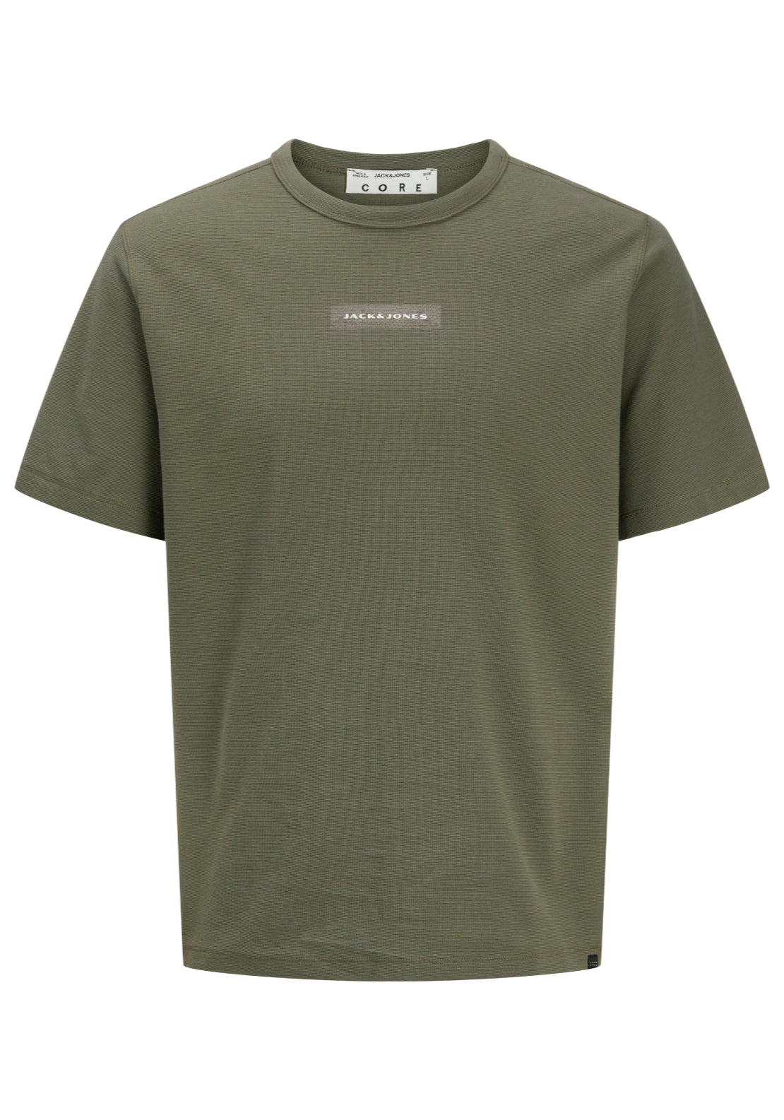 Jack &amp; Jones Fusion Ottoman Tee - Green 1 Shaws Department Stores