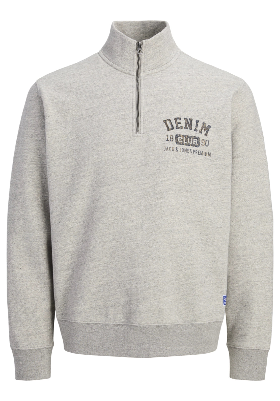 Ryan Half Zip Sweat - Grey