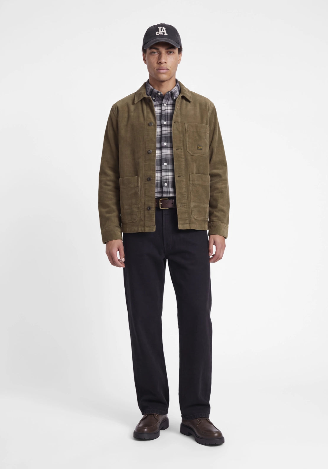 Derry Corduroy Overshirt - Walnut