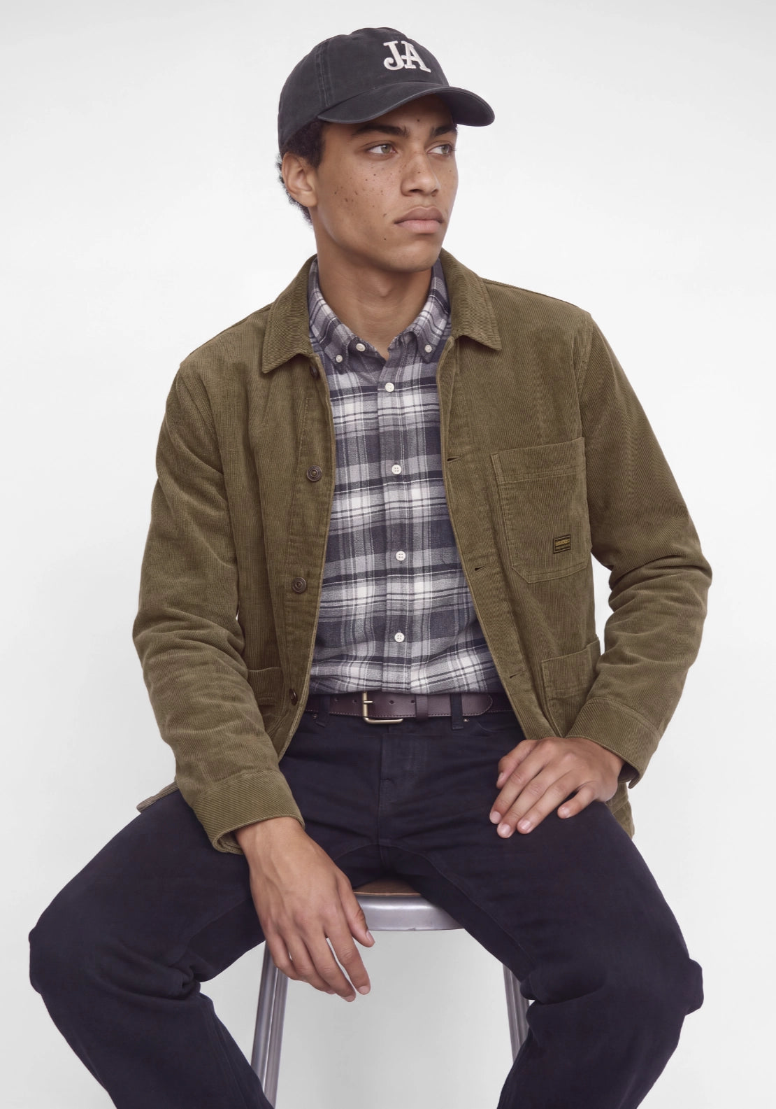 Derry Corduroy Overshirt - Walnut