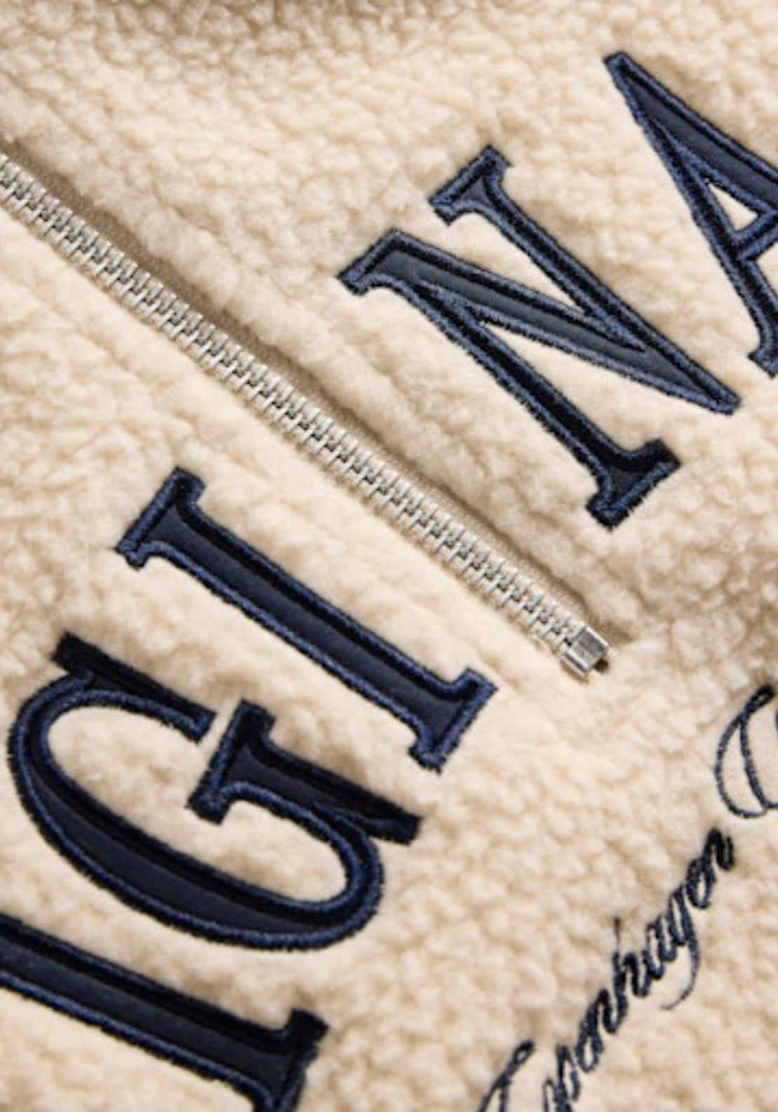 Jack &amp; Jones Frederiksberg Teddy Fleece - Beige 3 Shaws Department Stores
