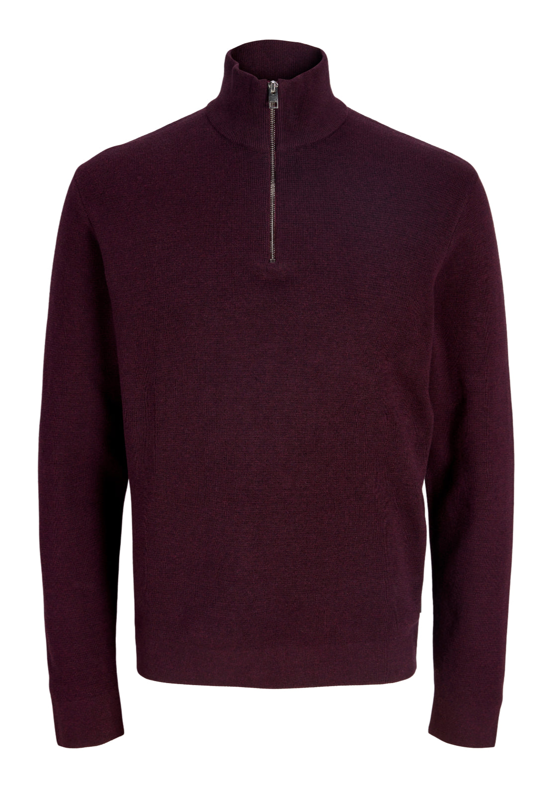 Milano Stitch Knit Half - Bitter Choc Melange