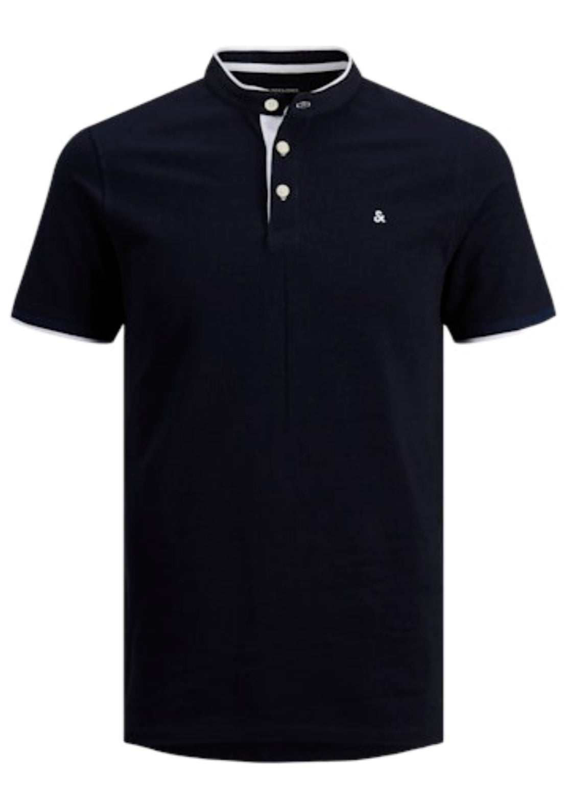 Jack &amp; Jones Plain Polo Shirt Dark Navy - Blue 6 Shaws Department Stores