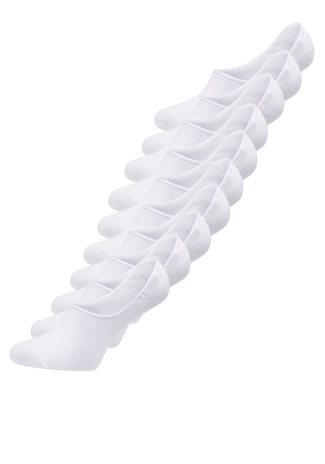 Jack &amp; Jones 10 Pack Socks - White 2 Shaws Department Stores