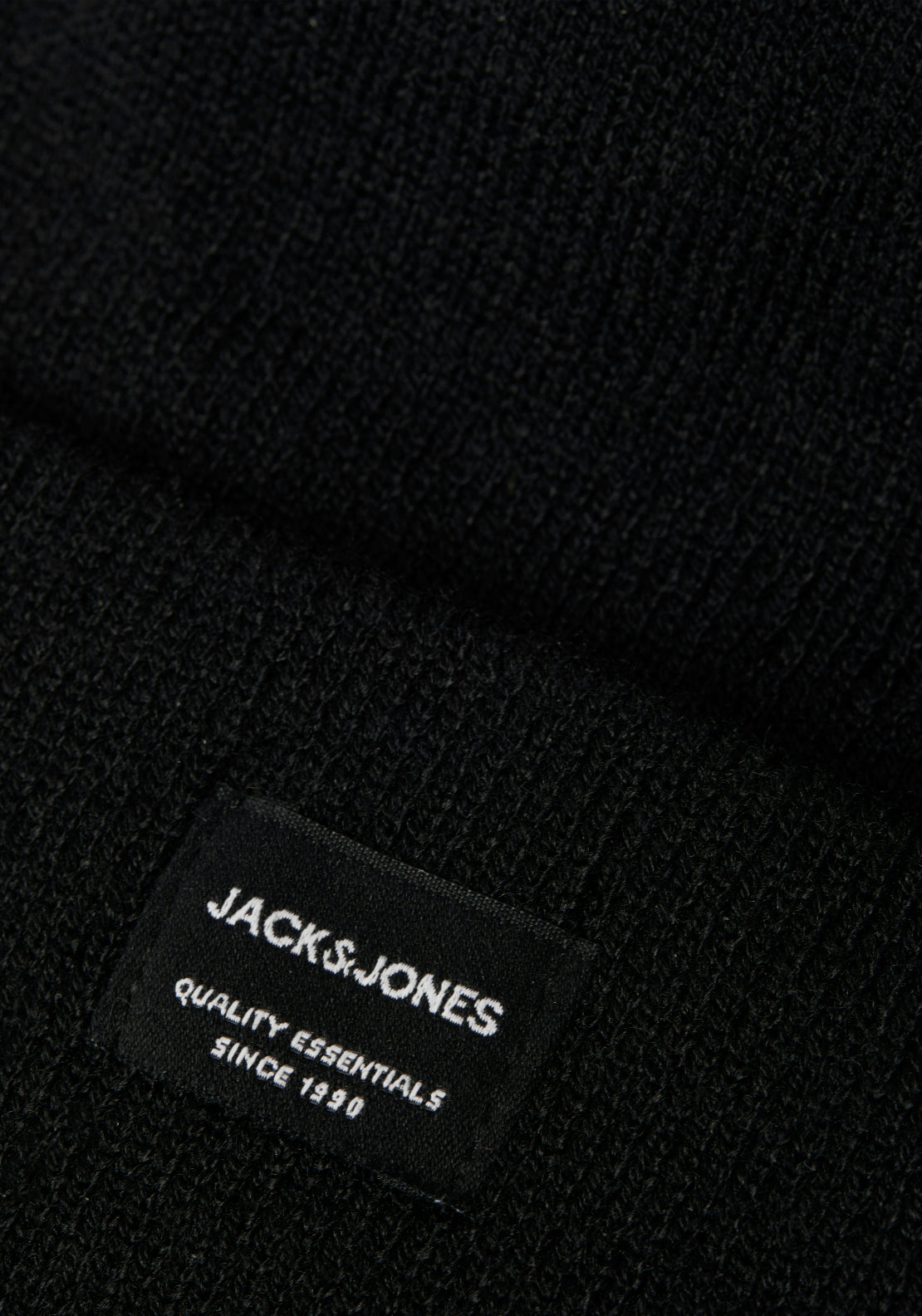 Jack &amp; Jones Beanie - Black 3 Shaws Department Stores