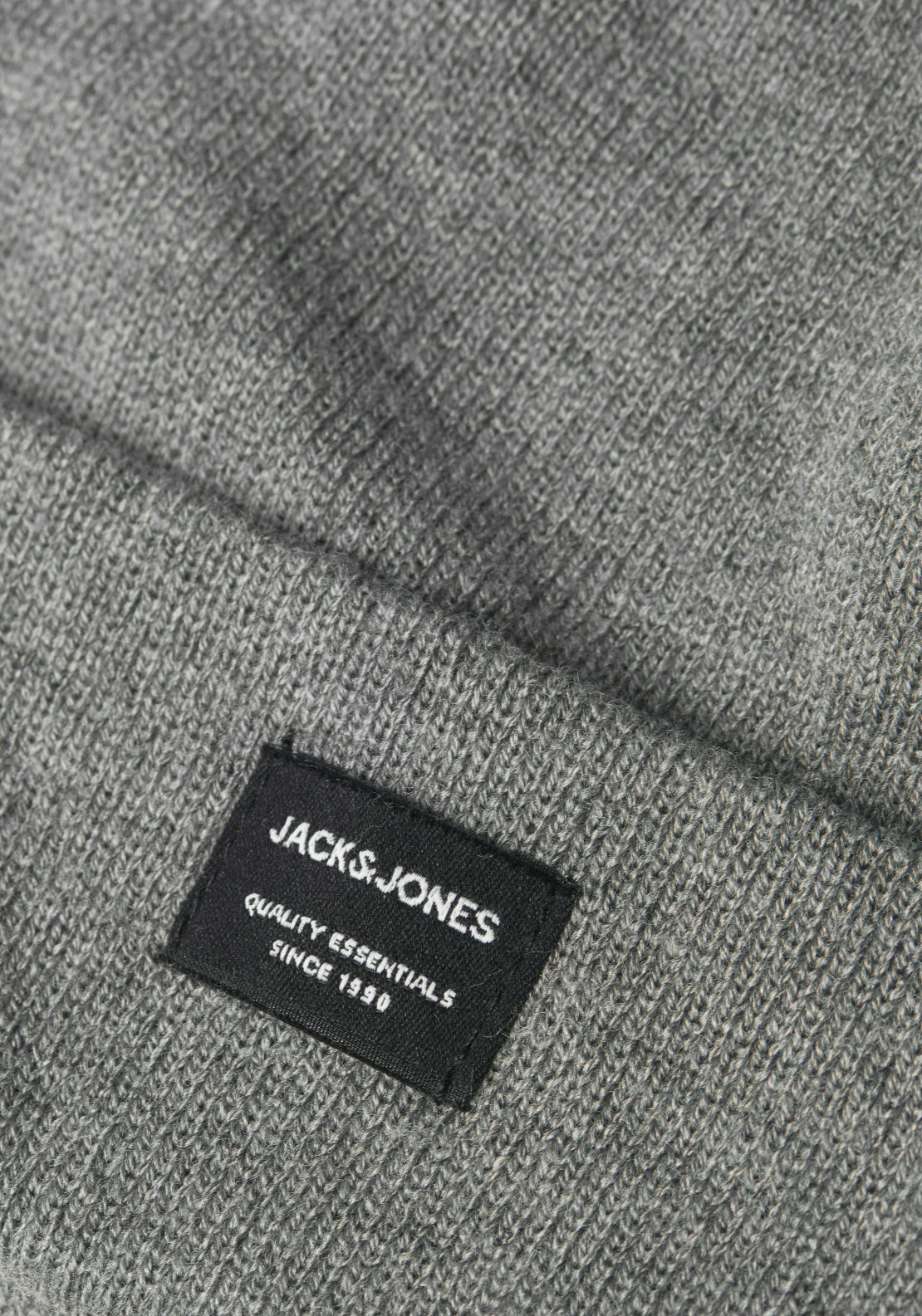 Jack &amp; Jones Beanie - Grey 3 Shaws Department Stores
