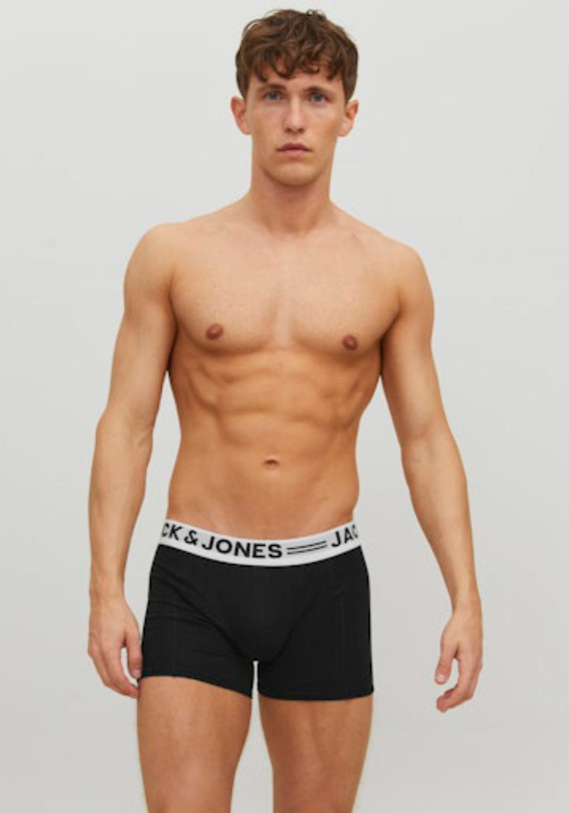 Jack &amp; Jones 3 Pack Trunks - Black 2 Shaws Department Stores