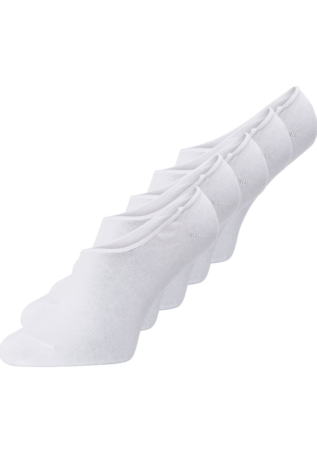 Jack &amp; Jones 5 Pack Socks - White 2 Shaws Department Stores