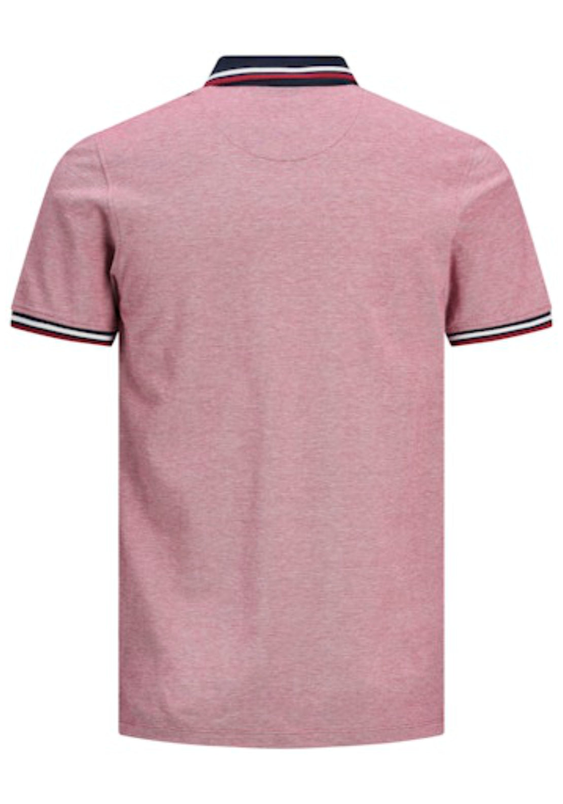 Jack &amp; Jones Essential Short Sleeve Polo Shirt - Red 8 Shaws Department Stores