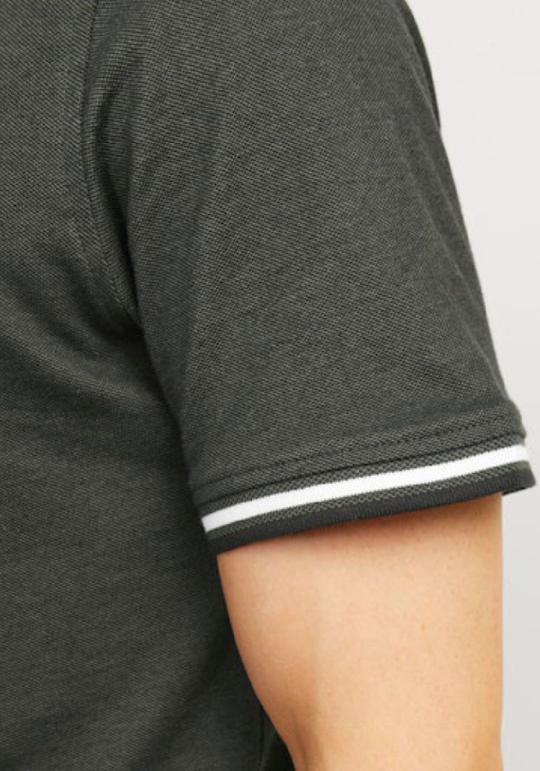 Jack &amp; Jones Essential Short Sleeve Polo Shirt - Forest Night 4 Shaws Department Stores