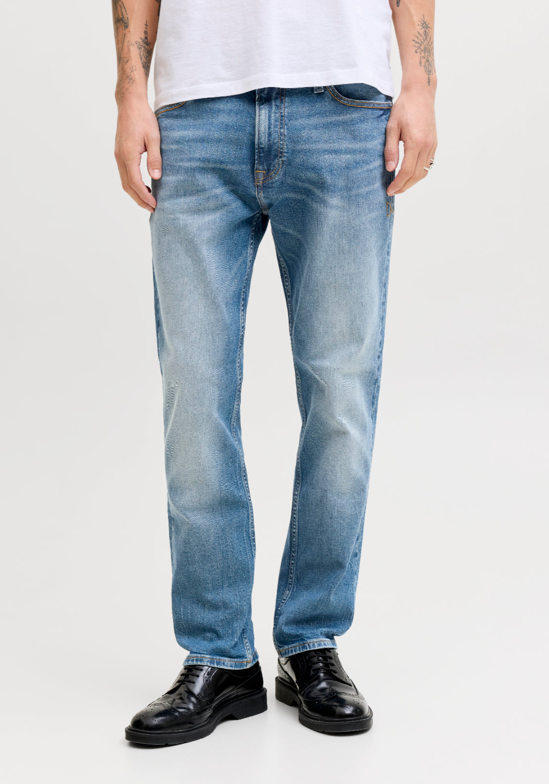 Jack &amp; Jones Clark Vintage Jeans - Blue 1 Shaws Department Stores