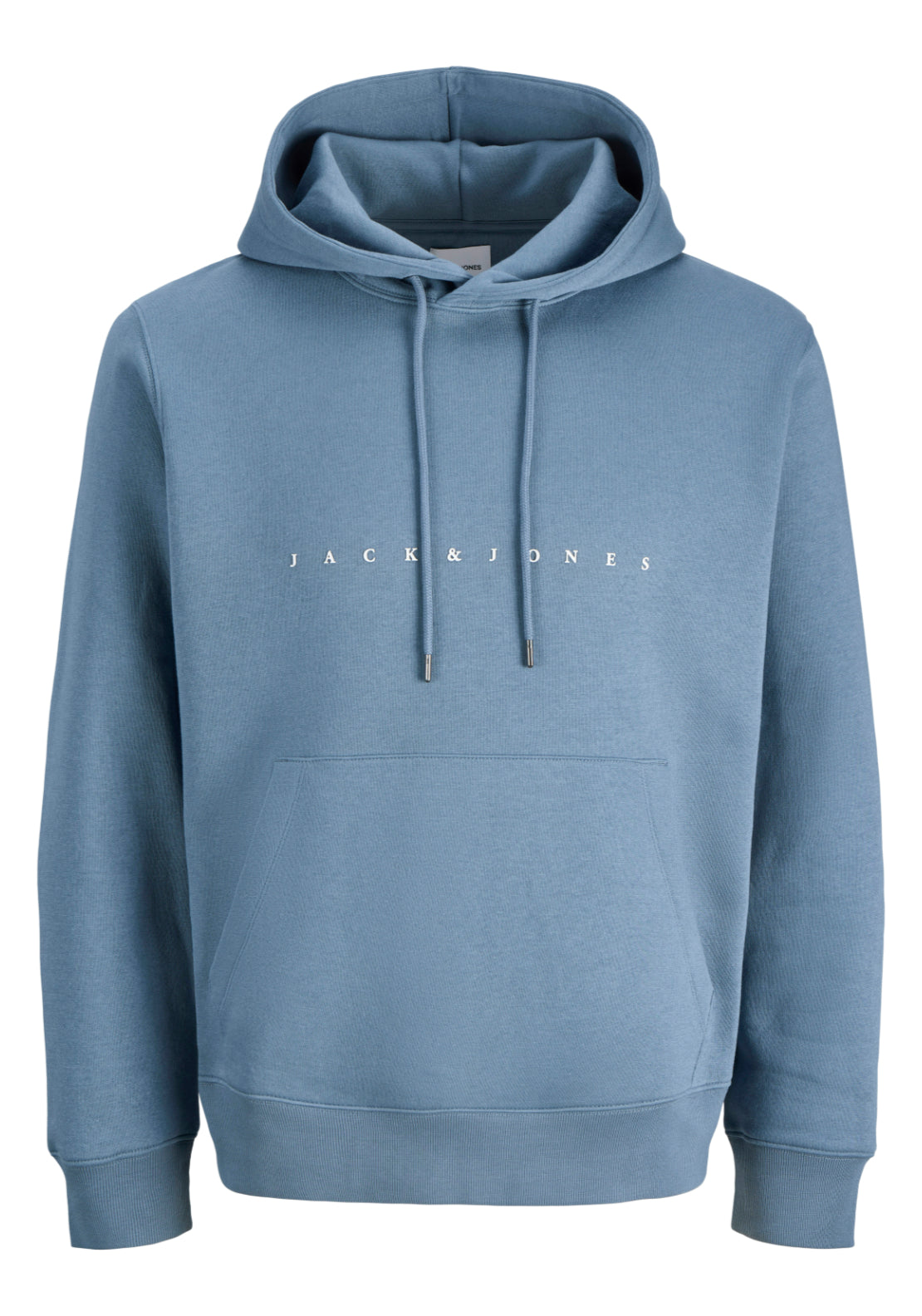 Jack &amp; Jones Logo Hoodie - Blue Mirage 7 Shaws Department Stores