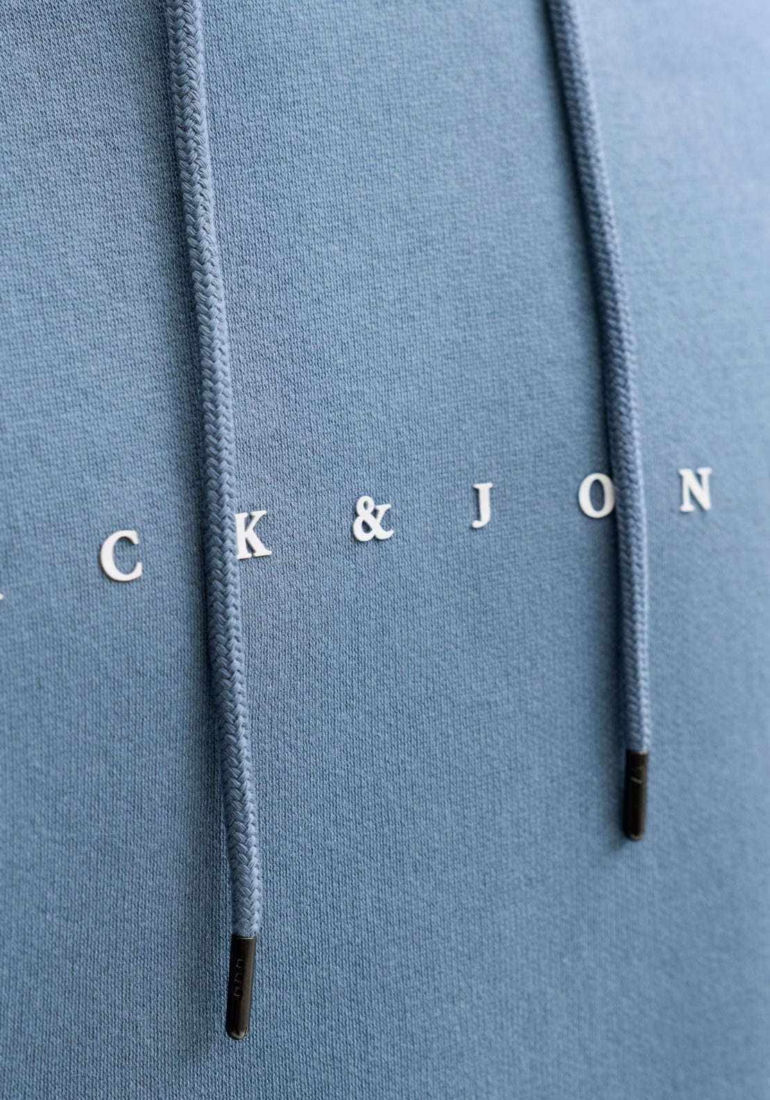 Jack &amp; Jones Logo Hoodie - Blue Mirage 5 Shaws Department Stores