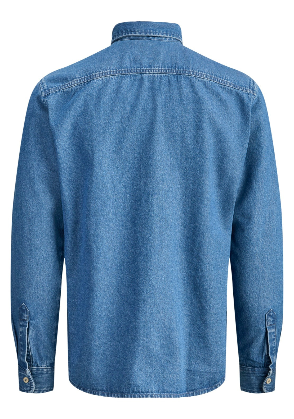 Jack &amp; Jones Slim Fit Denim Shirt - Blue 8 Shaws Department Stores