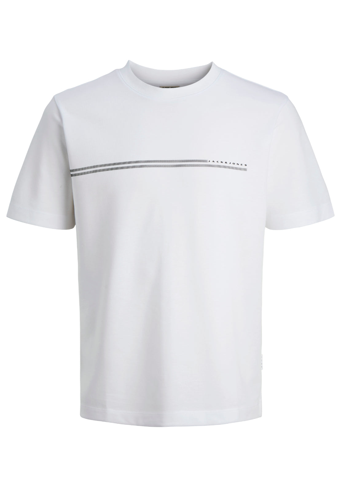 Jack &amp; Jones Short Sleeve T-Shirt - White 5 Shaws Department Stores