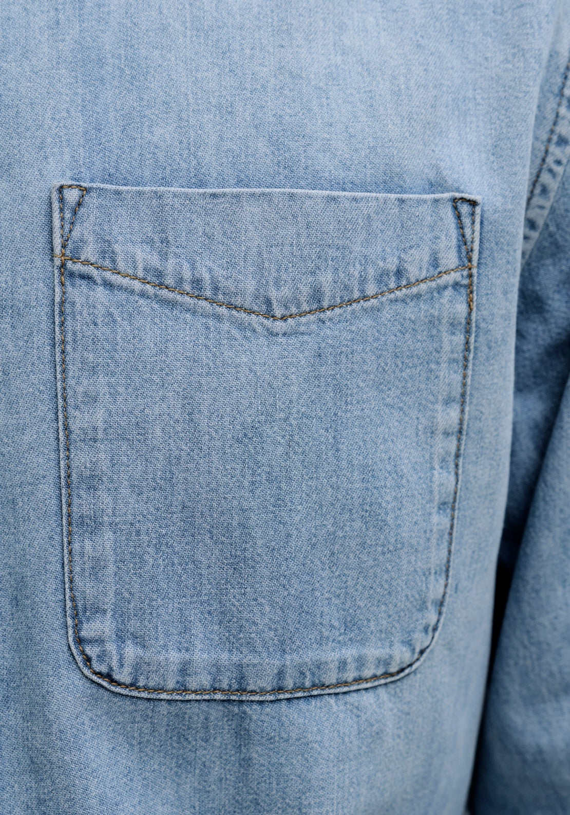 Jack &amp; Jones Regular Fit Denim Shirt - Blue 4 Shaws Department Stores