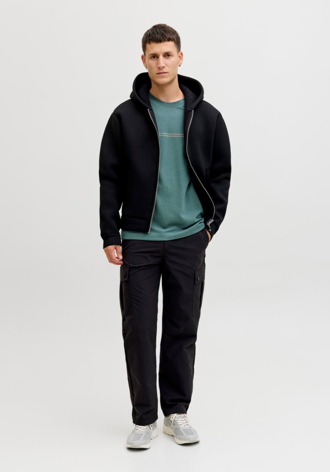 Jack &amp; Jones Short Sleeve T-Shirt - North Atlantic 4 Shaws Department Stores