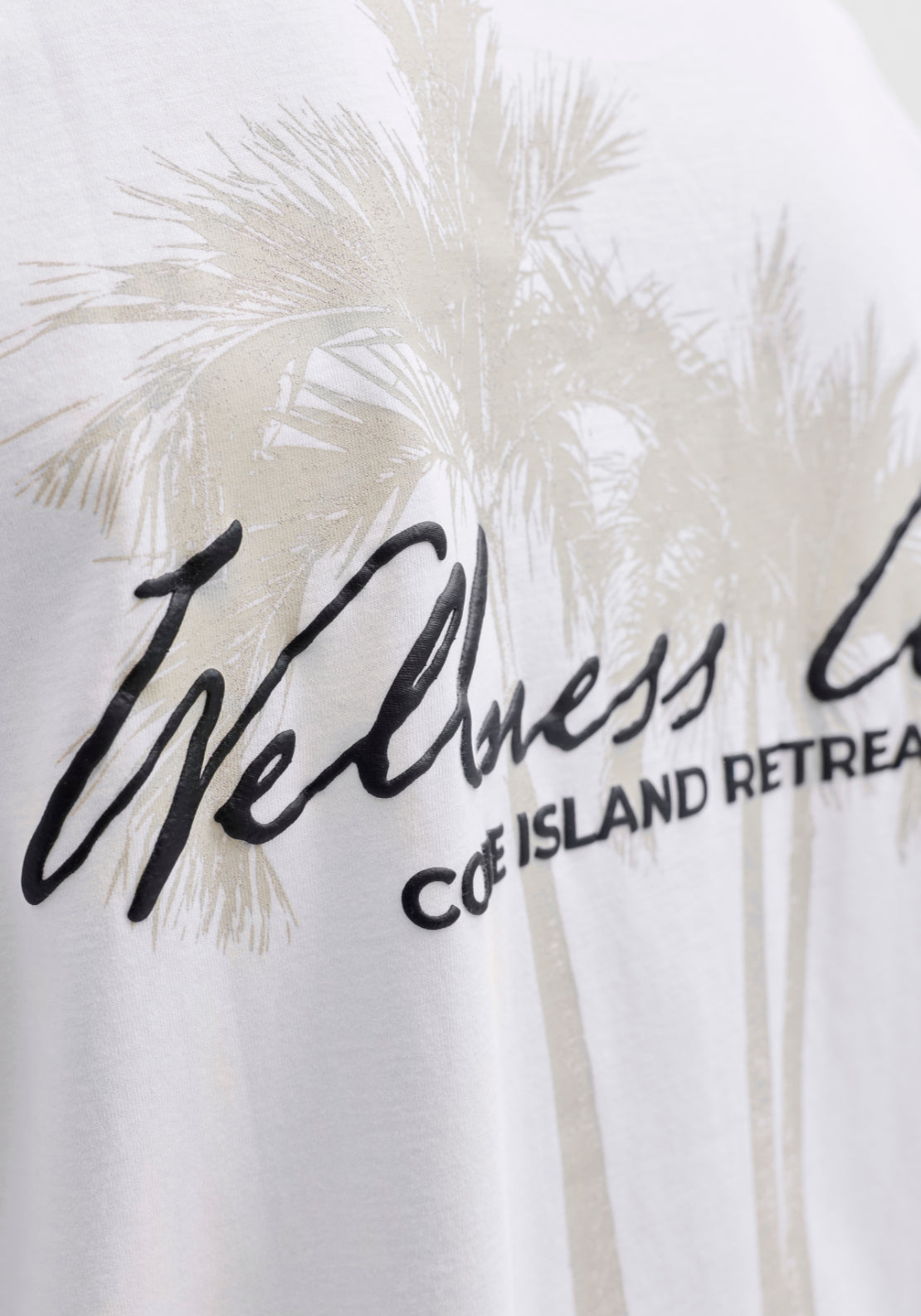 Jack &amp; Jones Short Sleeve Script Back Print Tee - White 5 Shaws Department Stores