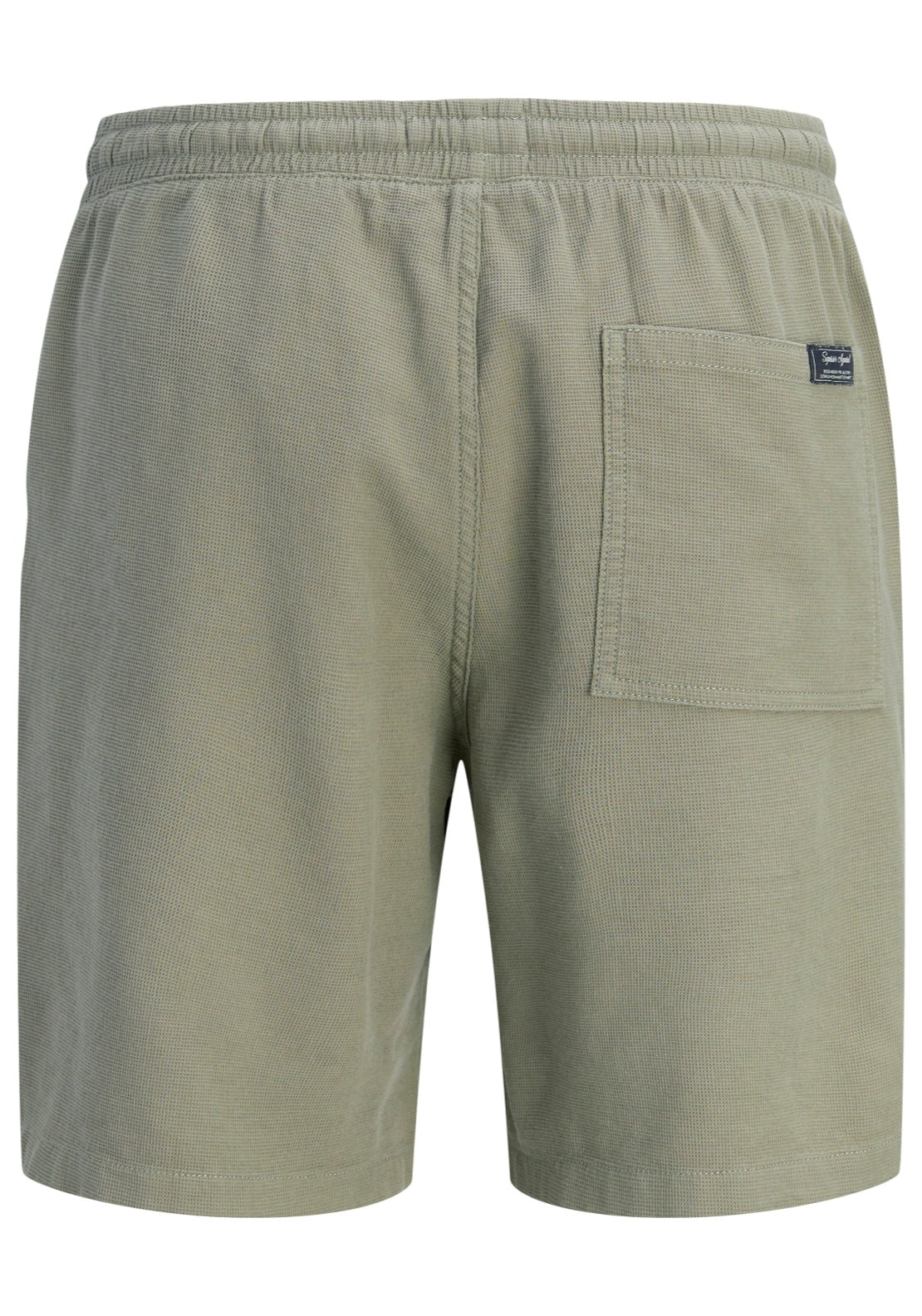Jack &amp; Jones Waffle Resort Shorts - Vetiver 8 Shaws Department Stores
