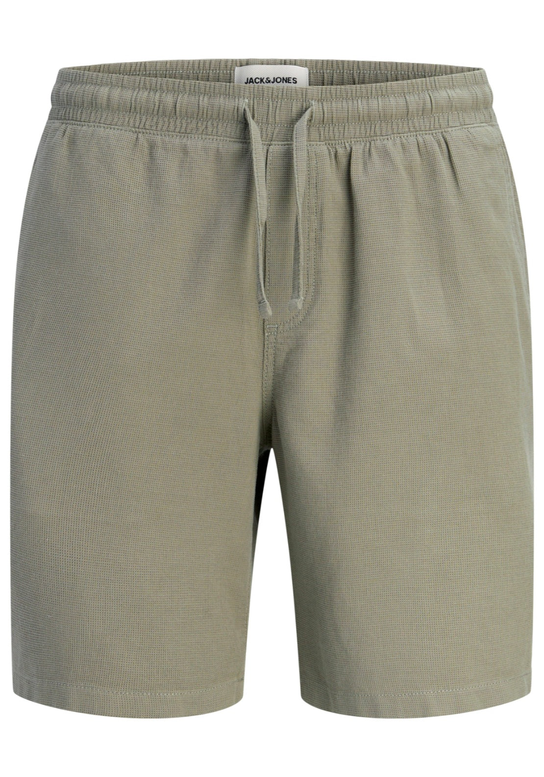Jack &amp; Jones Waffle Resort Shorts - Vetiver 7 Shaws Department Stores