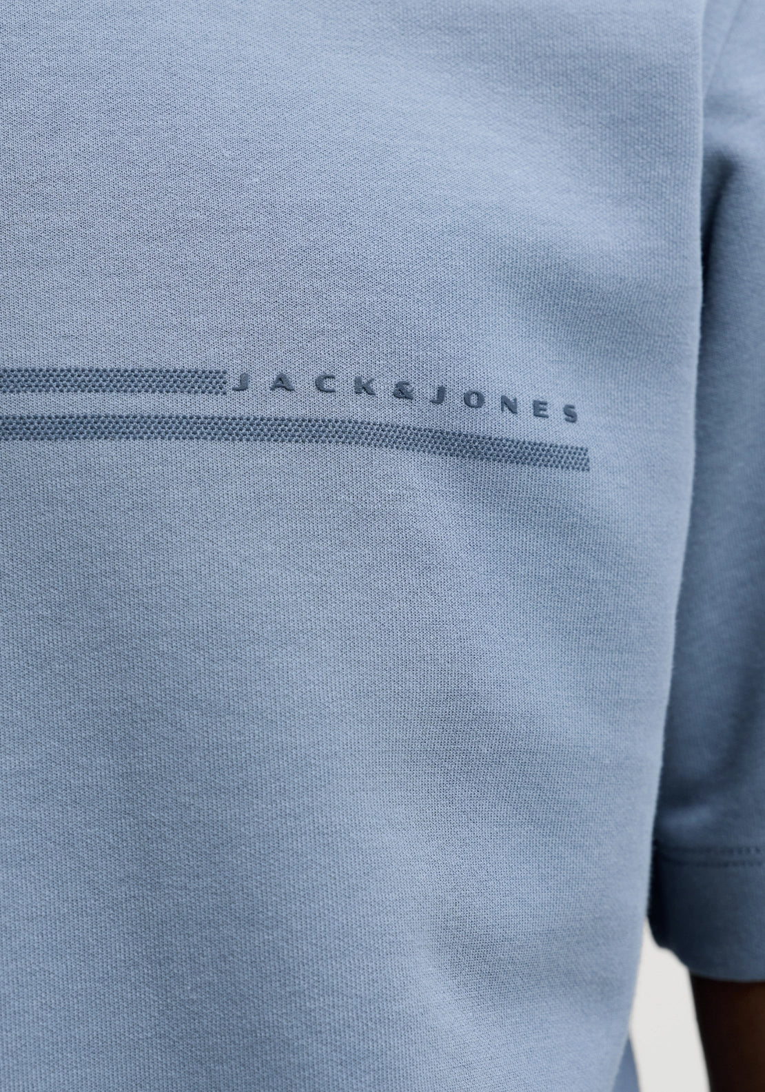 Casual Graphic Tee - Blue