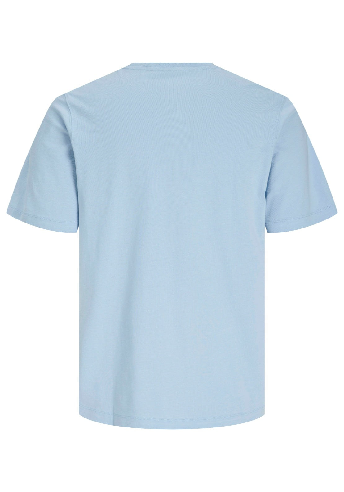 Jack &amp; Jones Short Sleeve Branded Cotton T-Shirt - Blue 8 Shaws Department Stores