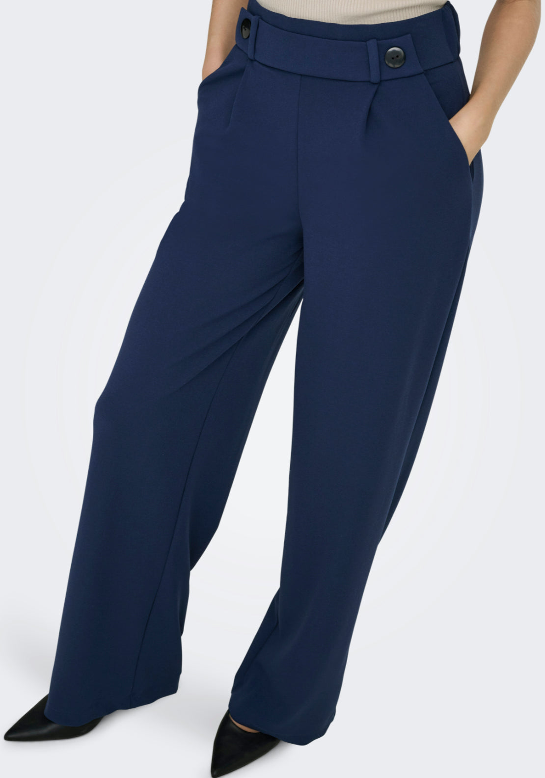 Jdy Geggo Life Long Trousers - Black 1 Shaws Department Stores