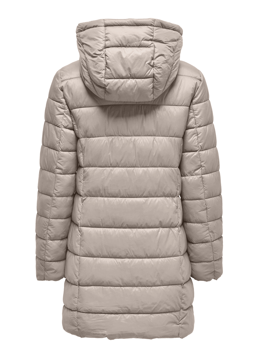 Jdy Zulu Long Hood Jacket - Grey 2 Shaws Department Stores