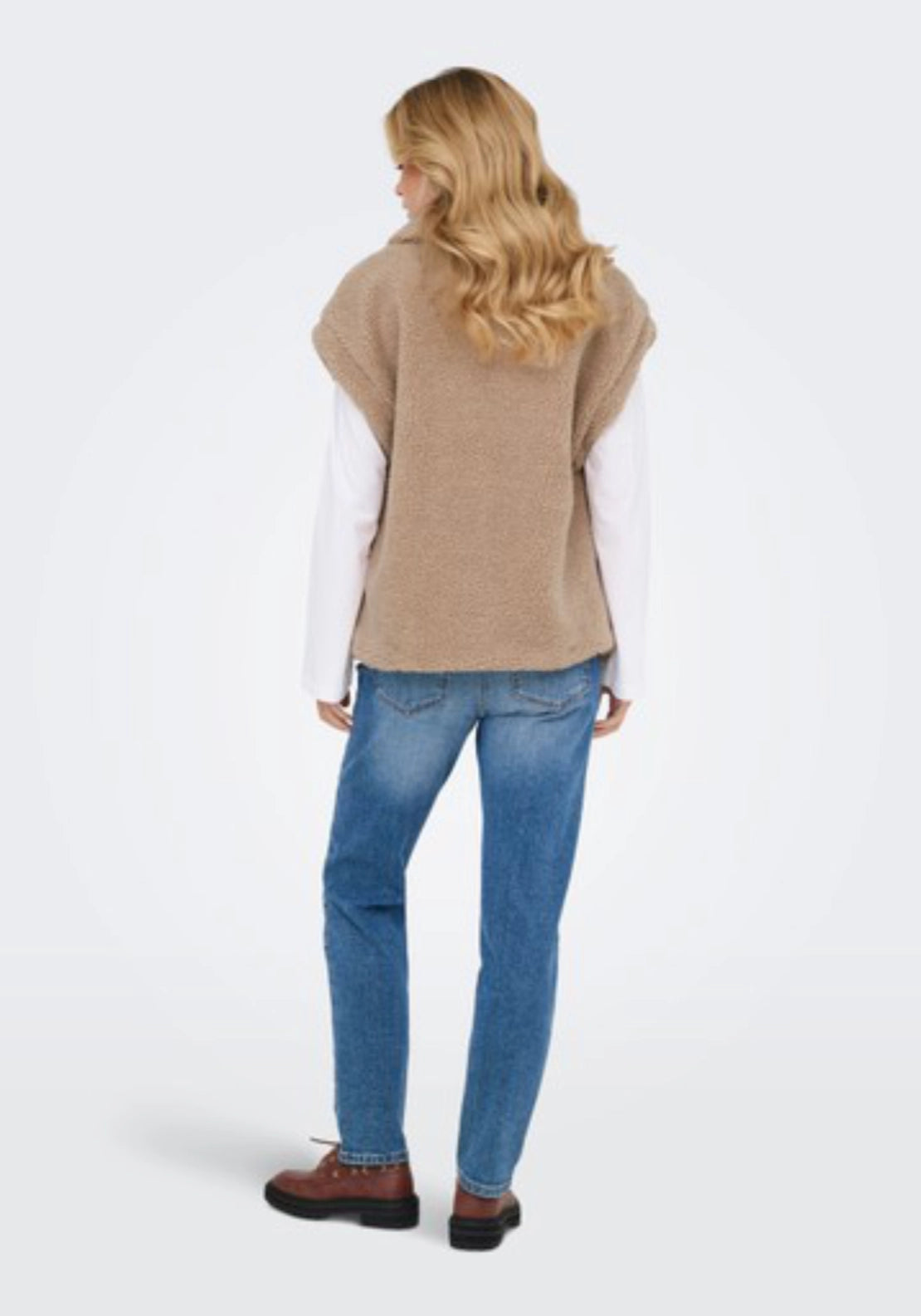 Birdy Teddy Waistcoat - Stucco