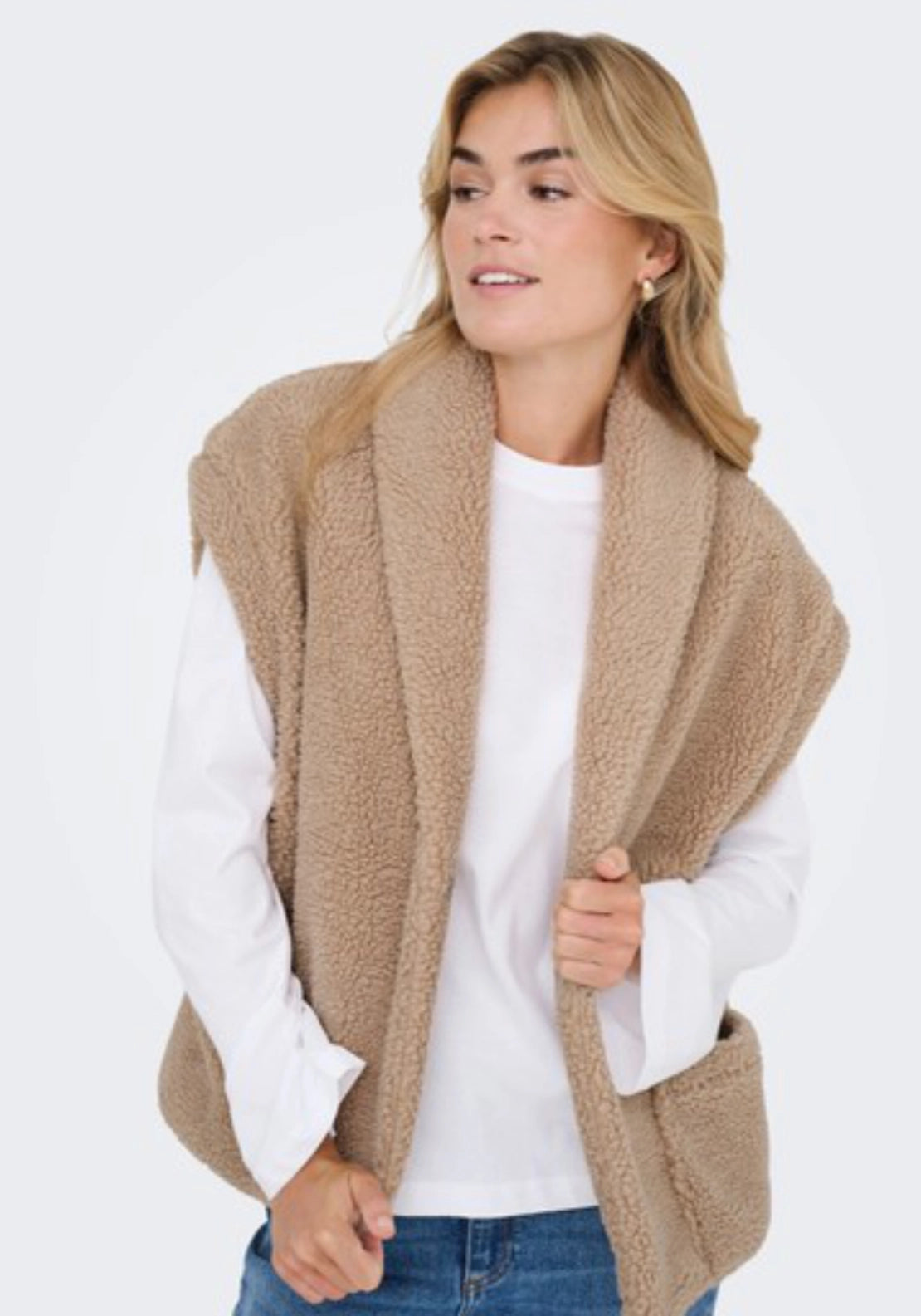 Birdy Teddy Waistcoat - Stucco