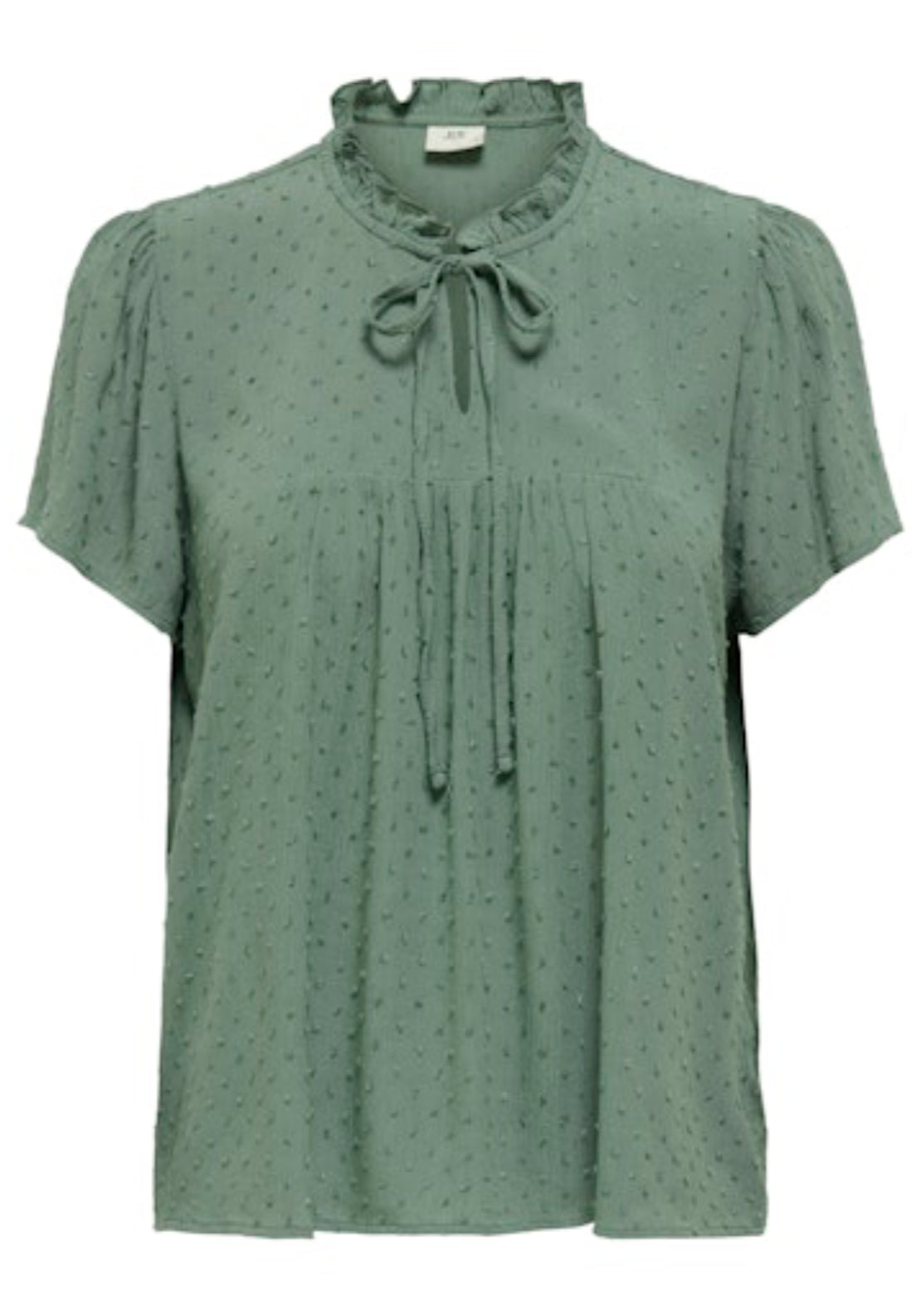 Jdy Lima Life Short Sleeve Top - Green 6 Shaws Department Stores