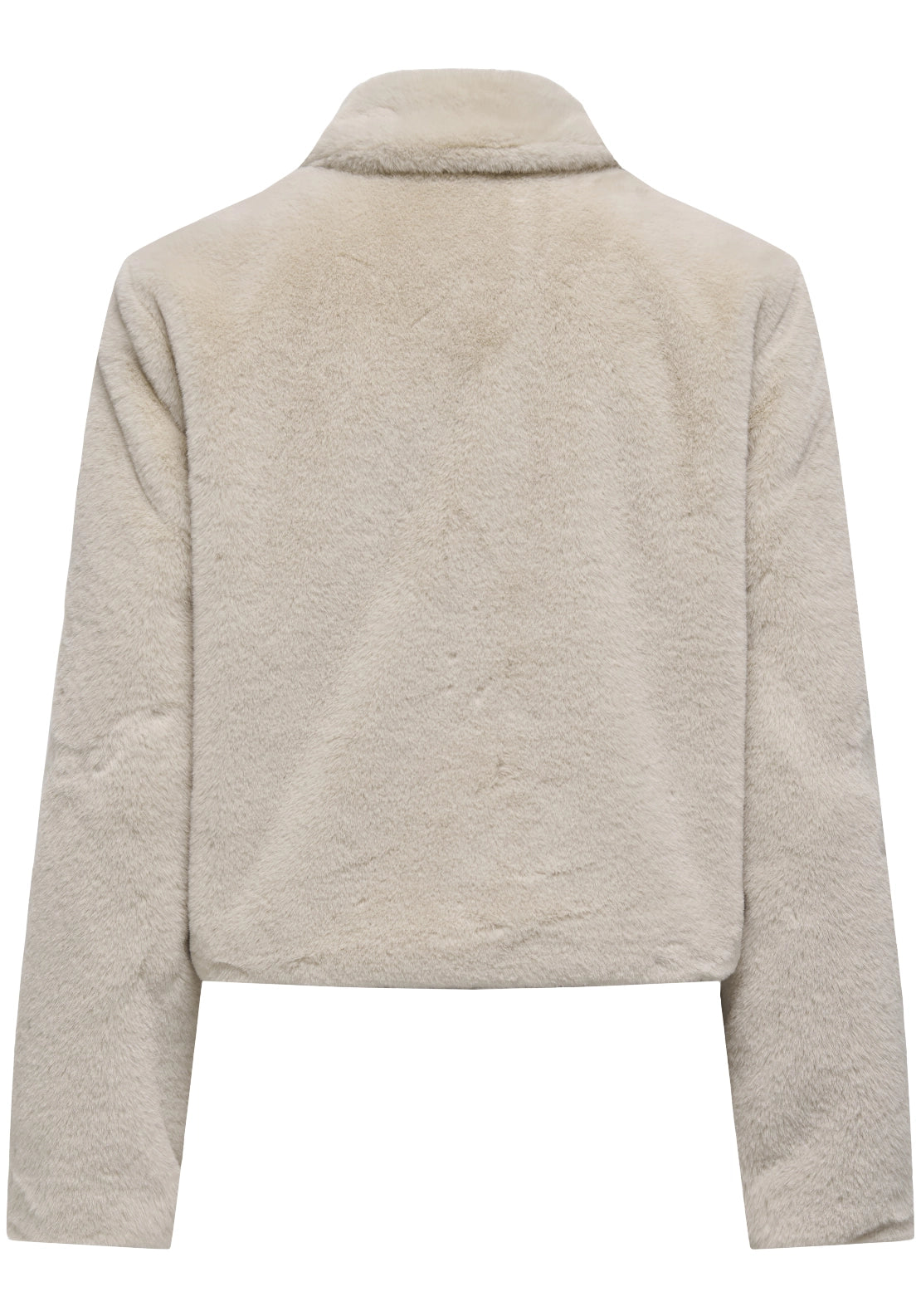 Macy Faux Fur Jacket - Moonbeam