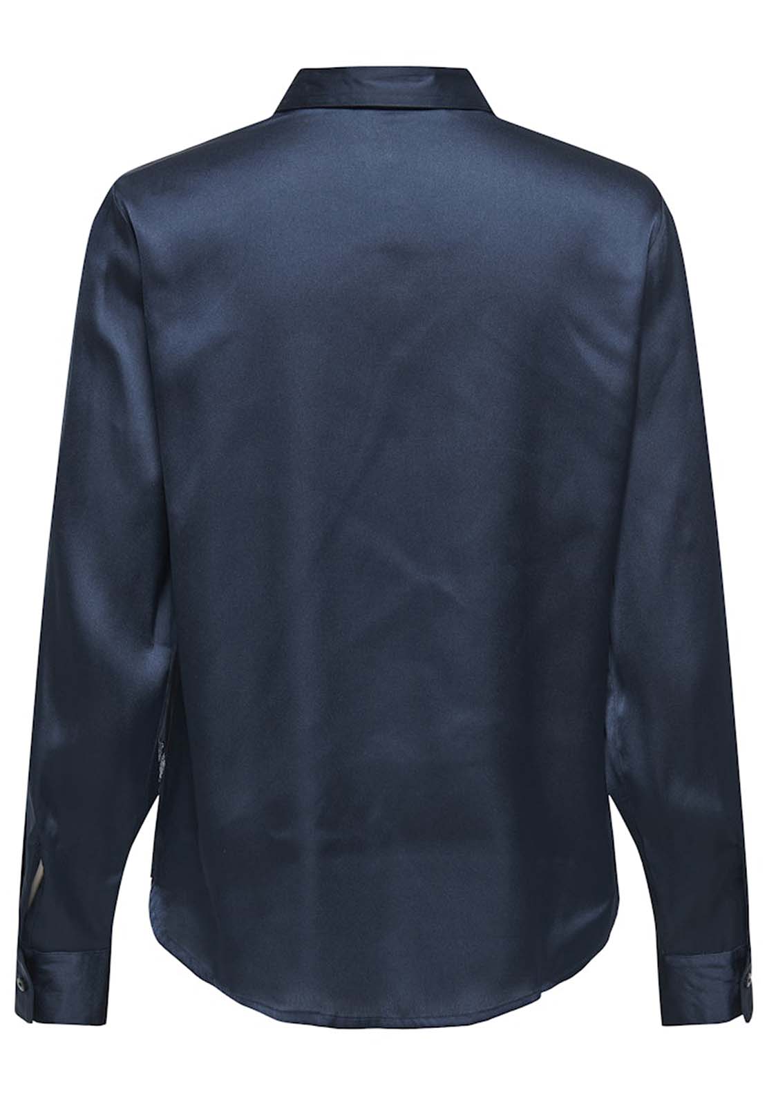 Jdy Long Sleeve Sequin Shirt - Black 2 Shaws Department Stores