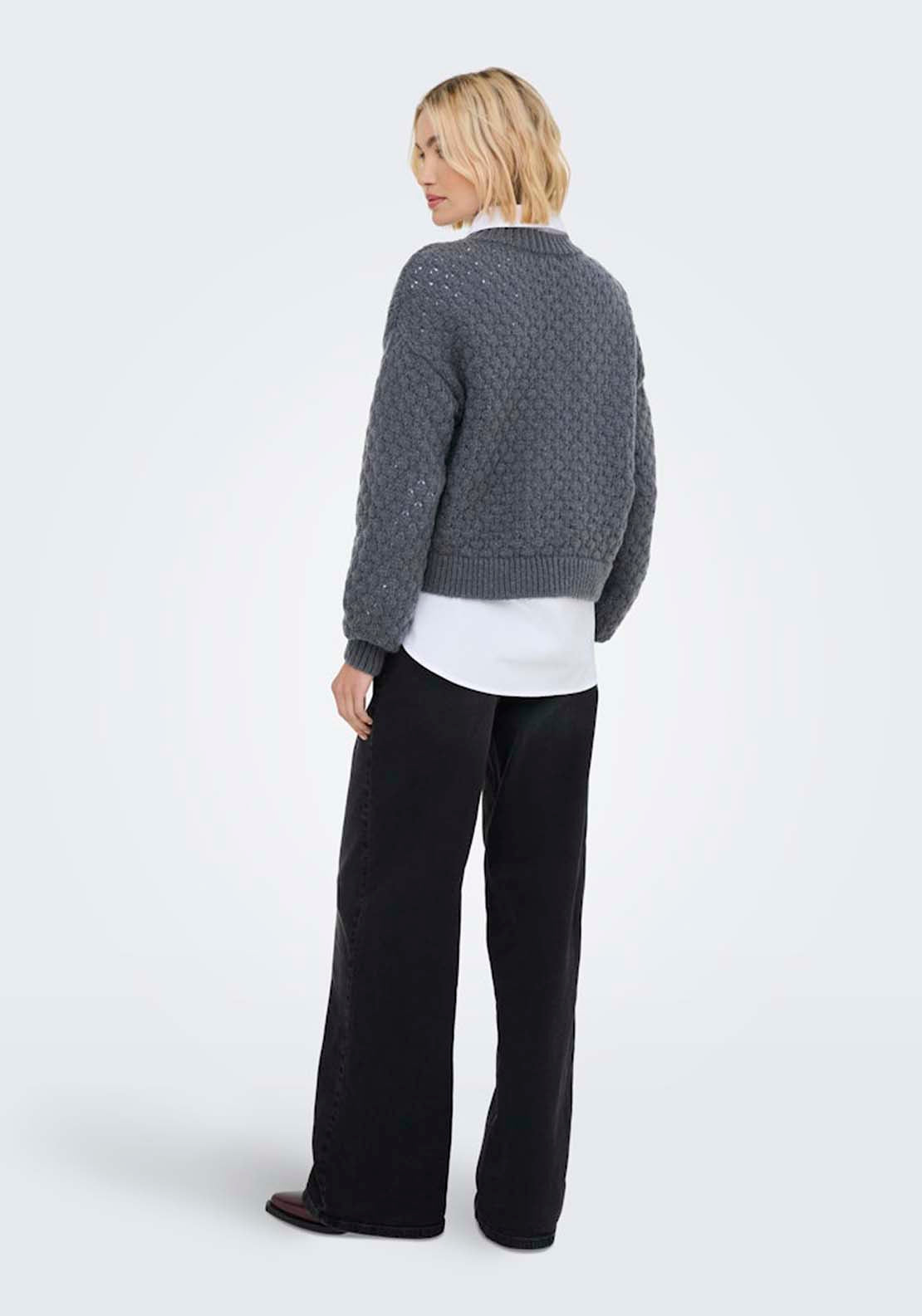 Jdy Long Sleeve Pullover - December Sky 2 Shaws Department Stores