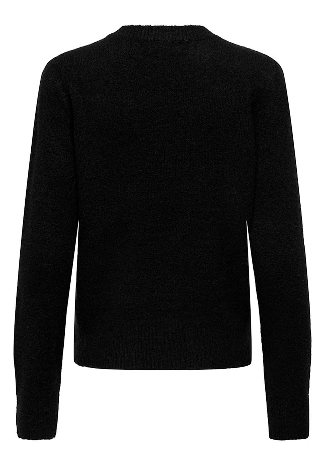 Long Sleeve Jumper With Sequins Black Dtm Sequins – Shaws