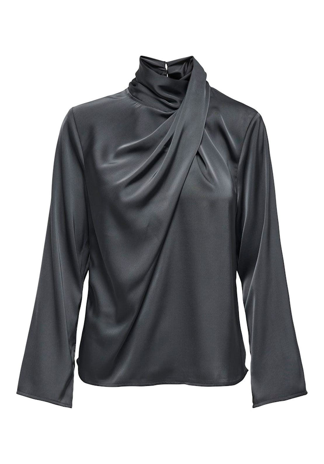 Jdy Long Sleeve High Neck Top - Brown 1 Shaws Department Stores