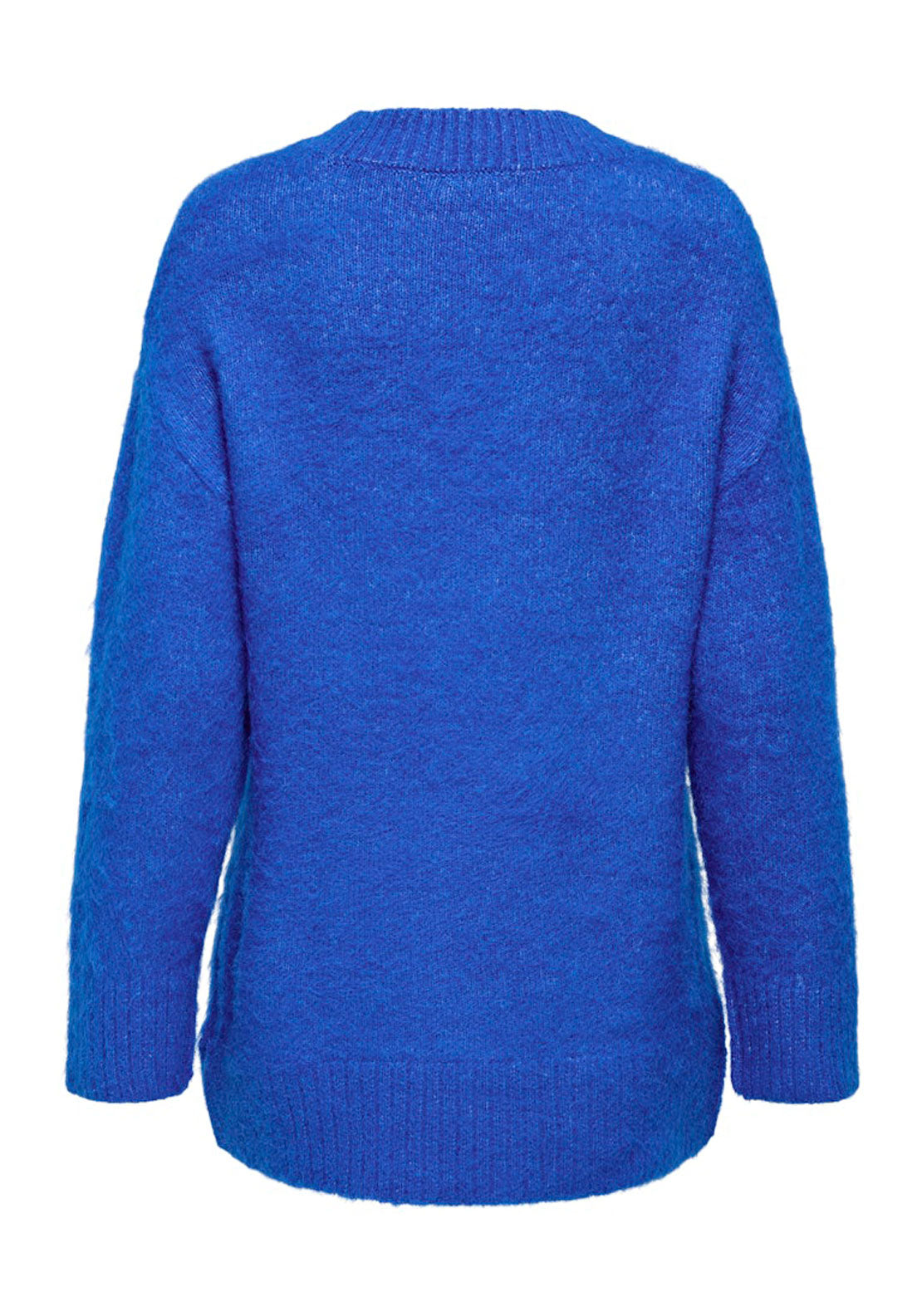Jdy Long Sleeve V Neck Jumper - Skydiver Melange 2 Shaws Department Stores
