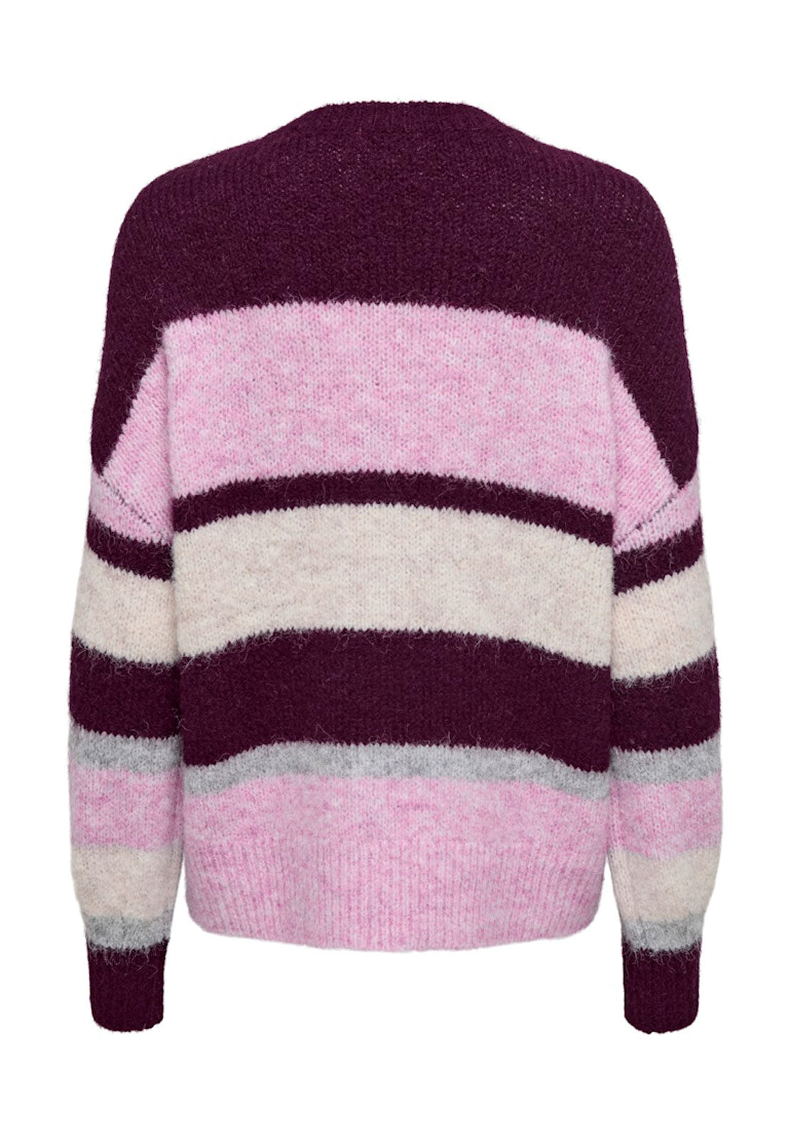 Jdy Long Sleeve Jumper - Fig Moonlite Birch Melange 2 Shaws Department Stores