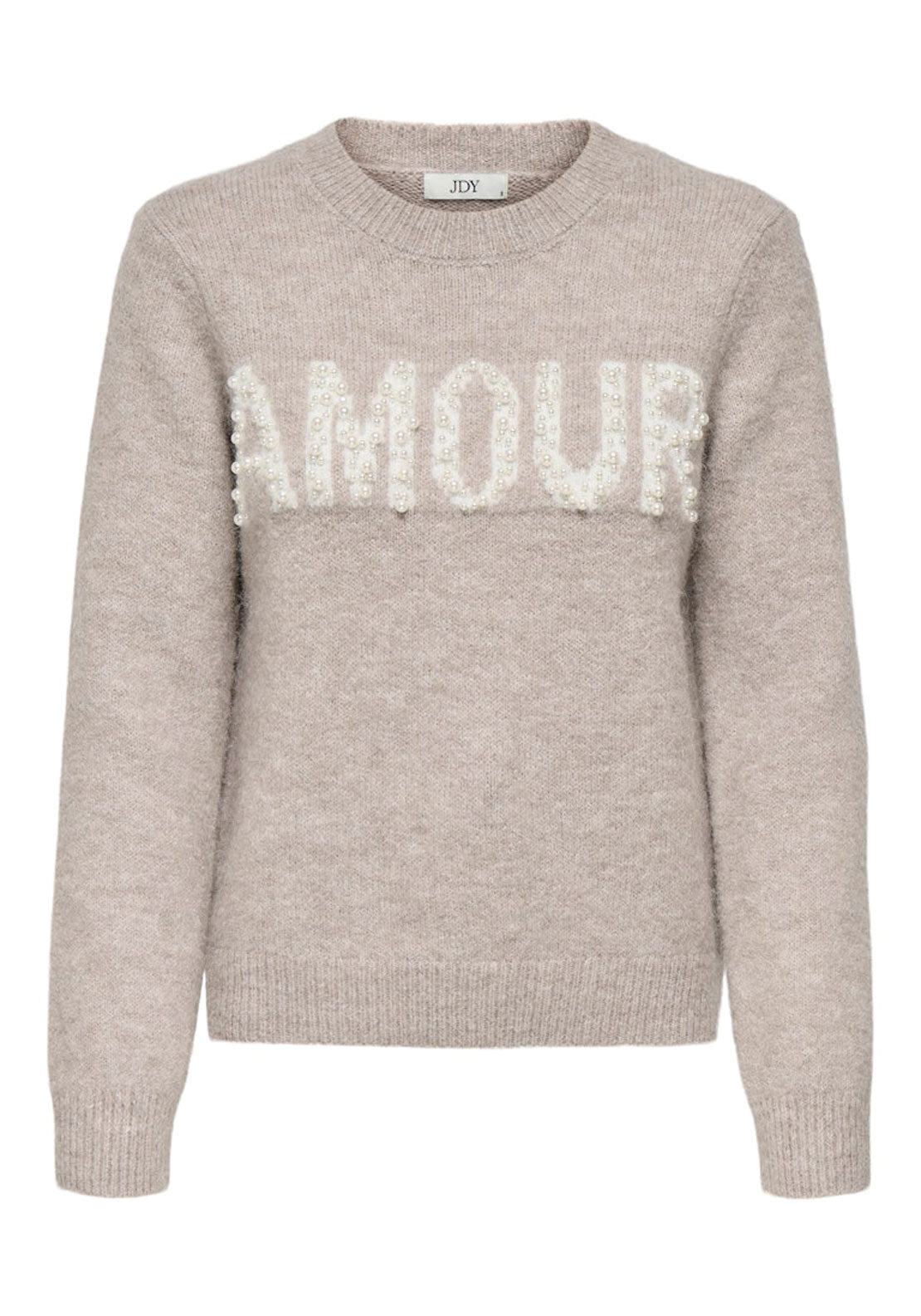 Jdy Long Sleeve Pearl Jumper - Pink 7 Shaws Department Stores