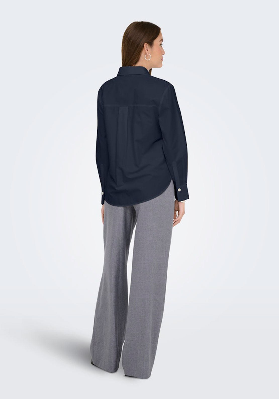 Jdy Long Sleeve Loose Buttoned Shirt - Black 2 Shaws Department Stores